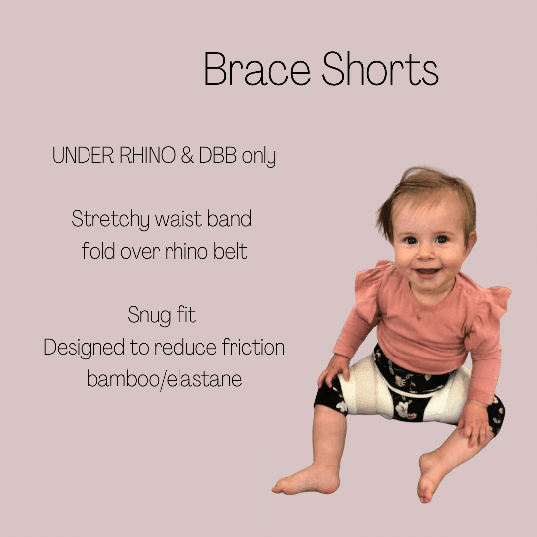 Hip Dysplasia Under Brace shorts - Peachy pink - Hip Dysplasia Clothing Australia
